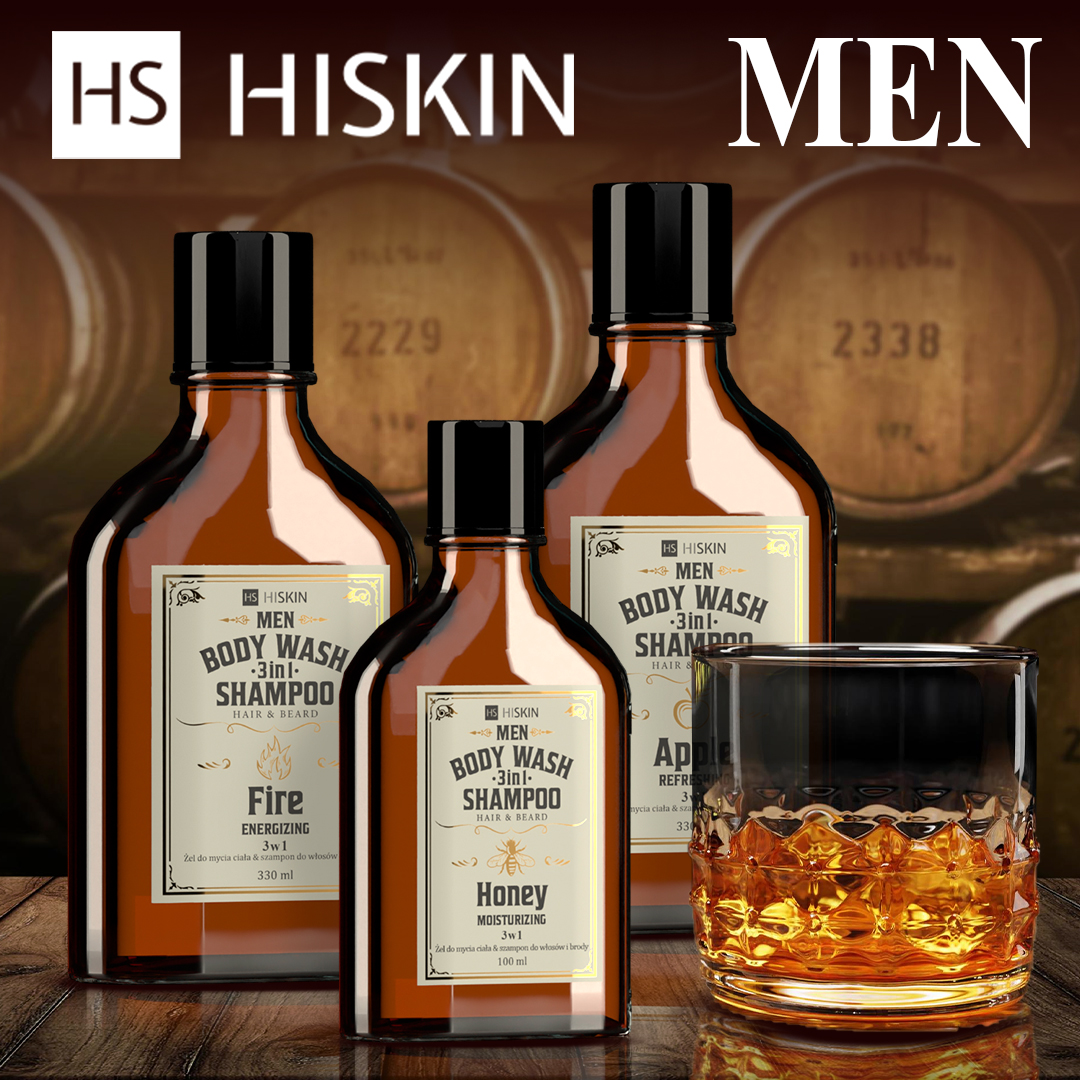 HISKIN WHISKY 3 in 1 Shampoo