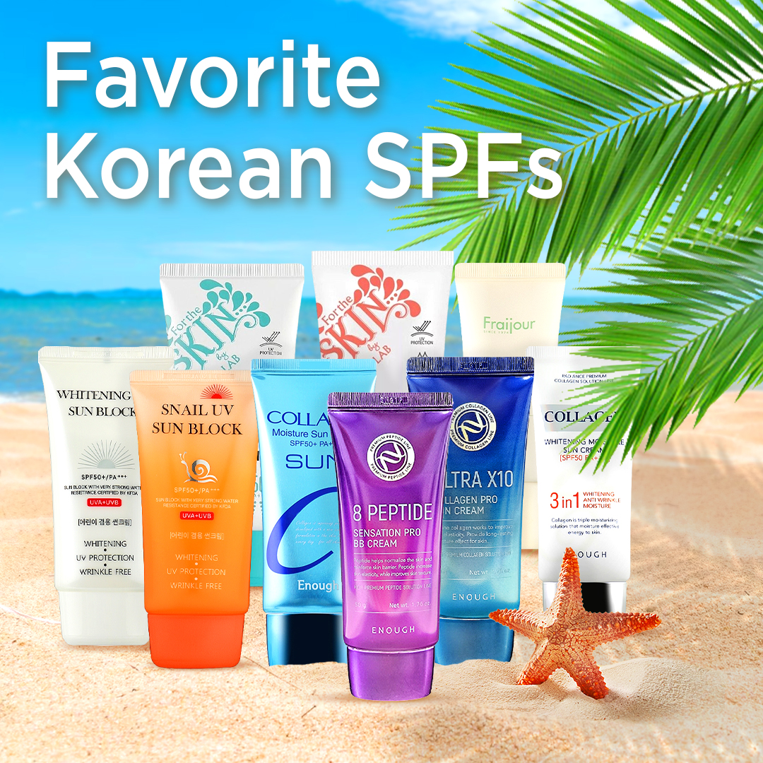 Favorite Korean SPFs